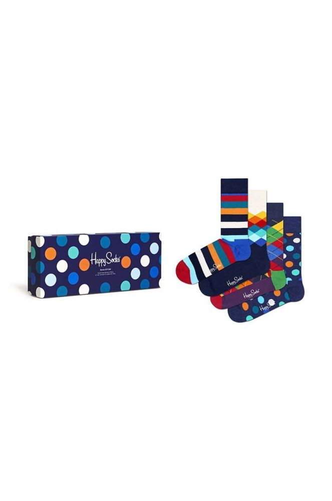 Шкарпетки Happy Socks 4-pack жіночі колір барвистий