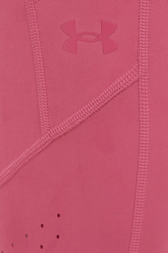 Легінси для бігу Under Armour Fly Fast 3.0 жіночі колір рожевий однотонні фото 4