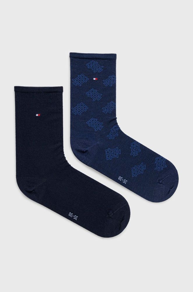 Шкарпетки Tommy Hilfiger жіночі колір синій (2636331)