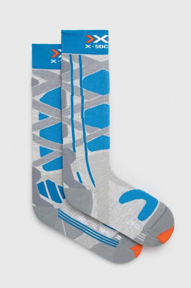 Лижні шкарпетки X-Socks Ski Control 4.0 колір блакитний (2853353)