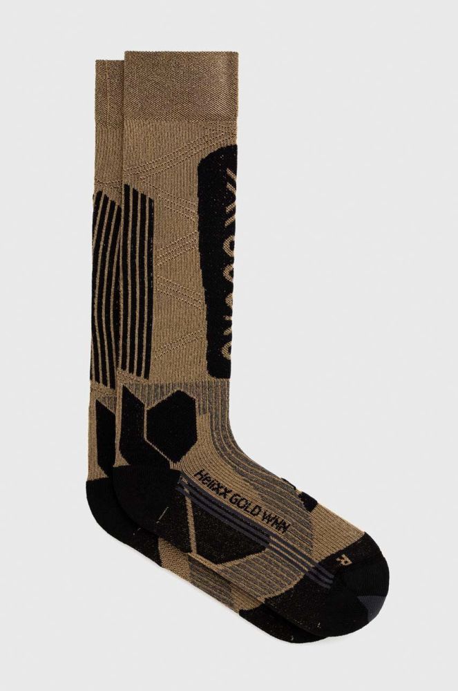 Лижні шкарпетки X-Socks Helixx Gold 4.0 колір золотий