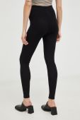 Легінси American Vintage жіночі колір чорний однотонні