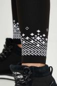 Спортивні легінси Newland Furoki жіночі колір чорний з принтом