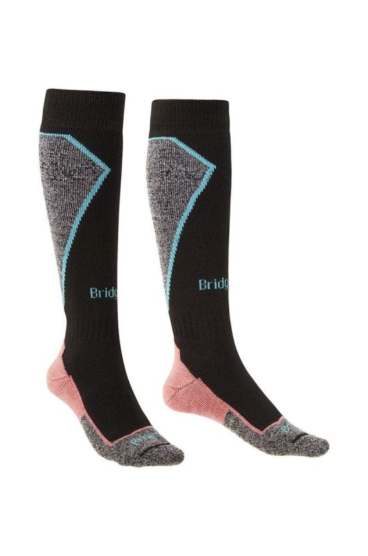 Лижні шкарпетки Bridgedale Midweight+ Merino Performance колір чорний
