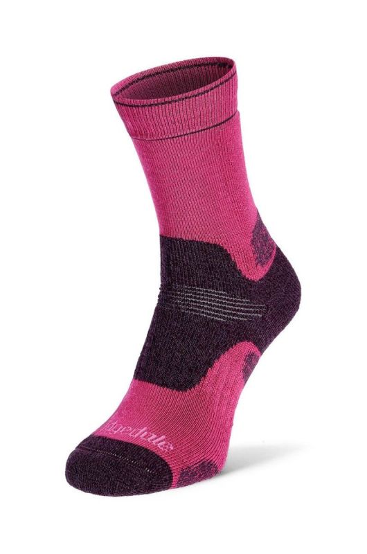 Шкарпетки Bridgedale Midweight Merino Performance колір рожевий (2843433)