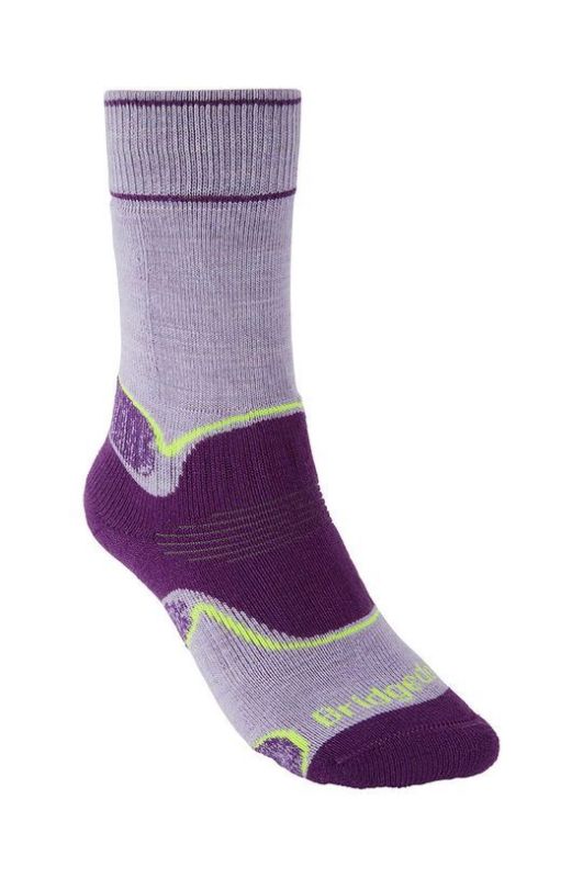 Шкарпетки Bridgedale Midweight Merino Performance колір фіолетовий (2843123)