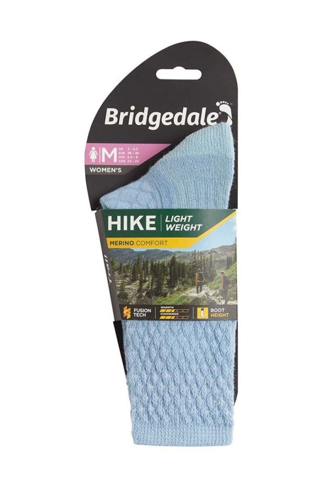 Шкарпетки Bridgedale Lightweight Merino Comfort колір блакитний (2846464) фото 2