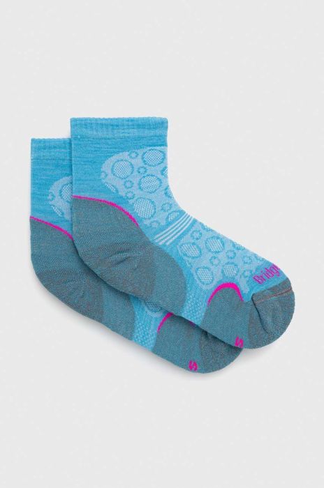 Шкарпетки Bridgedale Ultra Light Merino Performance 3/4 колір блакитний Шкарпетки Bridgedale Ultra Light Merino Performance 3/4 колір блакитний