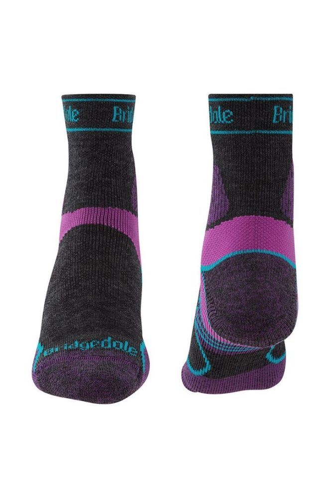 Шкарпетки Bridgedale Lightweight T2 Merino Sport колір фіолетовий (2843427) фото 2