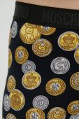 Легінси Moschino Underwear жіночі колір чорний візерунок