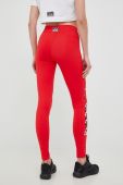 Легінси для тренувань LaBellaMafia Hardcore жіночі колір червоний з принтом