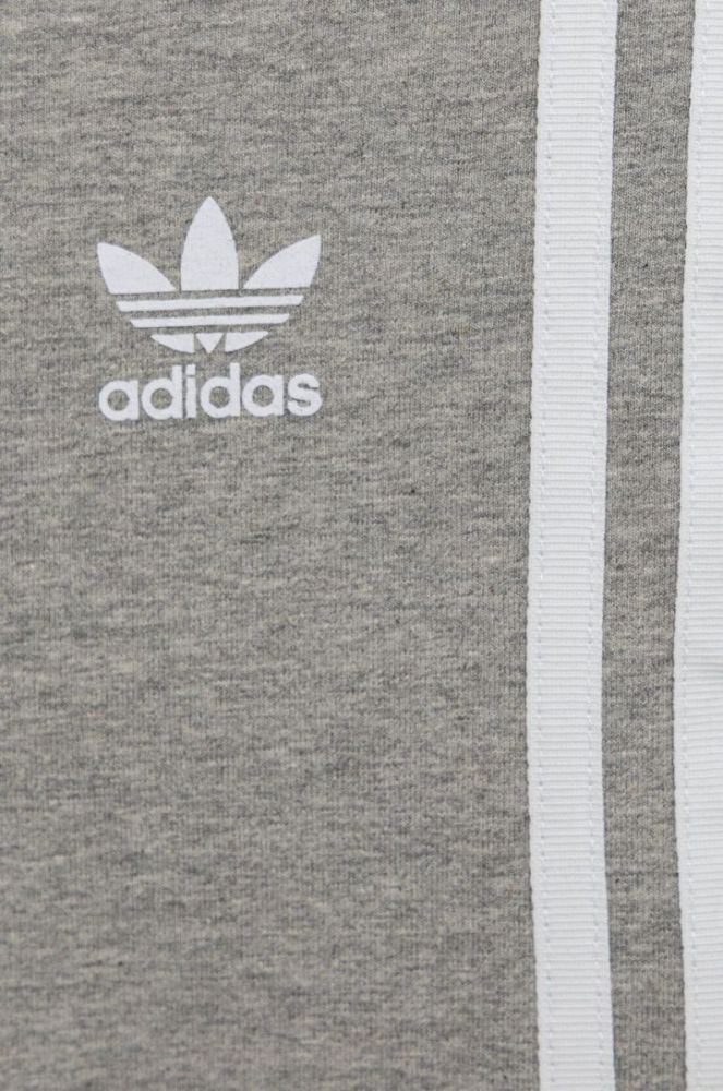 Дитячі легінси adidas Originals HI2277 колір сірий однотонні фото 3