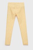Дитячі легінси Guess колір жовтий візерунок