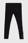 Дитячі легінси Guess колір чорний з принтом (2424775)
