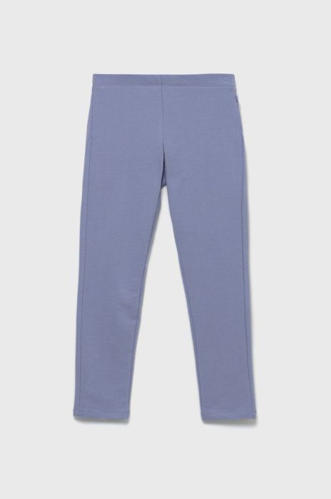 Дитячі легінси United Colors of Benetton колір фіолетовий однотонні (2604243)