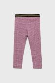 Дитячі легінси United Colors of Benetton колір фіолетовий візерунок (2621815)