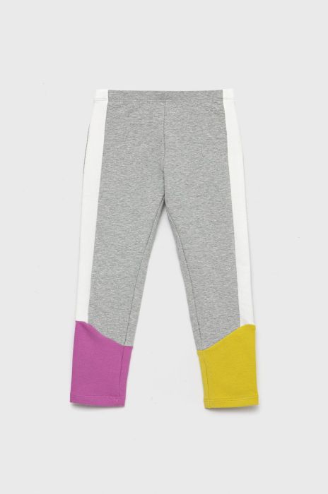 Дитячі легінси United Colors of Benetton колір сірий візерунок (2684910)