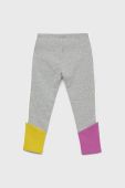 Дитячі легінси United Colors of Benetton колір сірий візерунок (2684910)