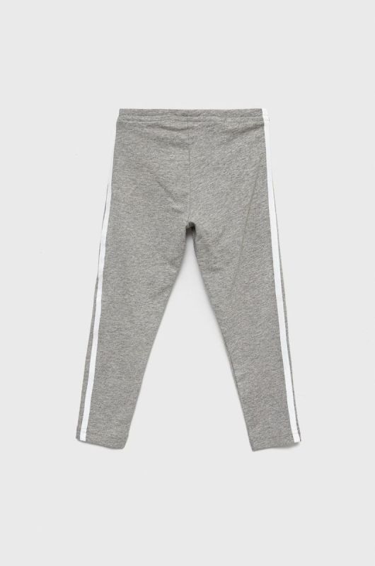 Дитячі легінси adidas Originals колір сірий з аплікацією фото 2