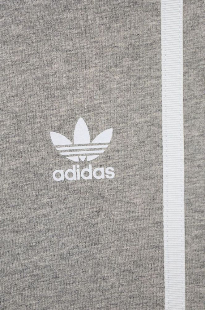 Дитячі легінси adidas Originals колір сірий з аплікацією фото 3