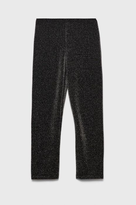 Дитячі легінси Sisley колір чорний візерунок (2552449)