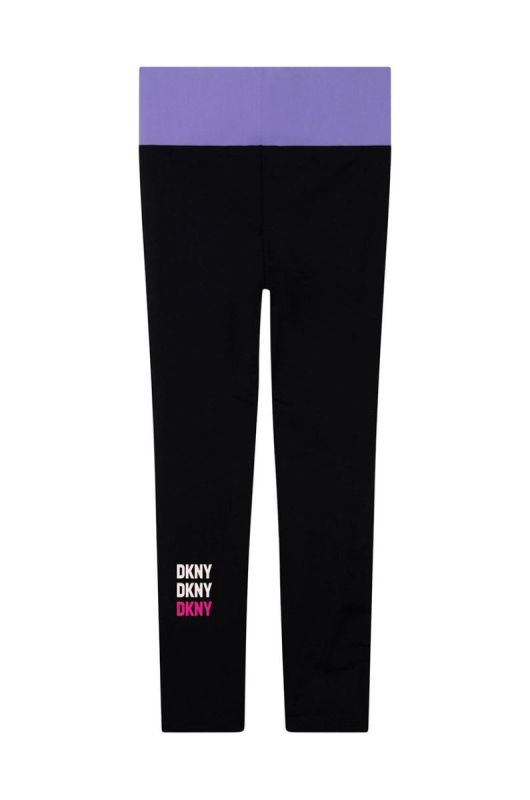 Дитячі легінси Dkny колір рожевий візерунок (2613494) фото 2