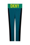 Дитячі легінси Dkny колір бірюзовий візерунок (2613490)