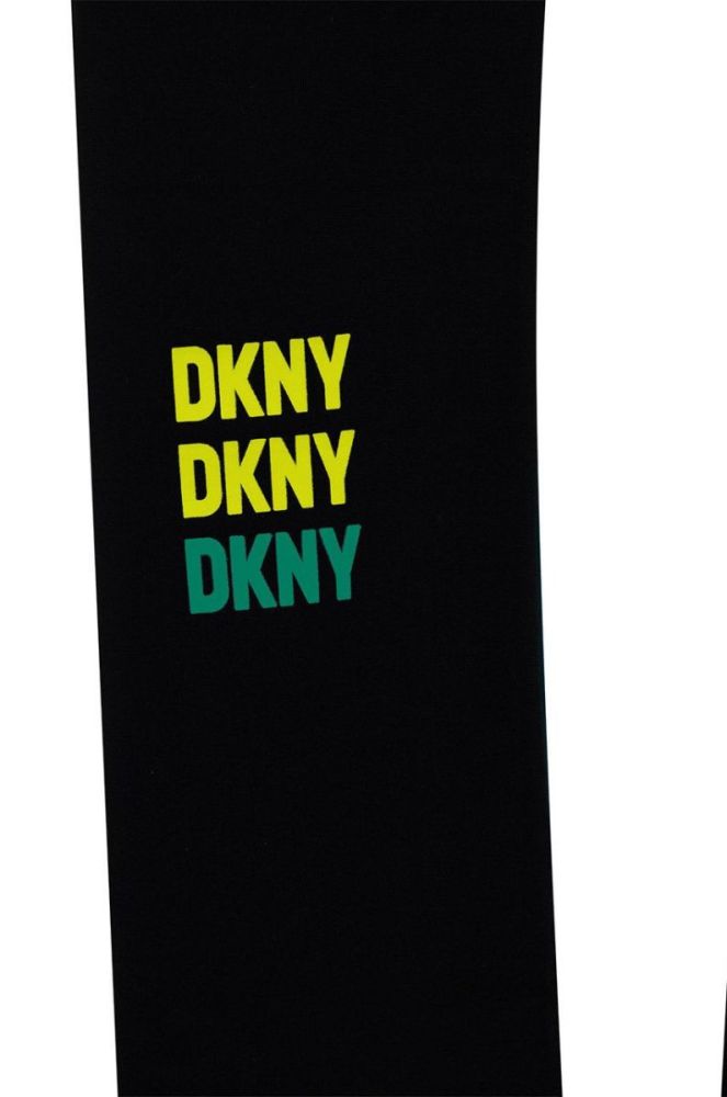 Дитячі легінси Dkny колір бірюзовий візерунок (2613496) фото 3