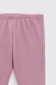 Дитячі легінси Coccodrillo колір фіолетовий однотонні (2773481)