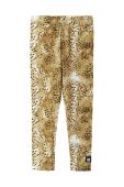 Дитячі легінси Reima колір жовтий візерунок