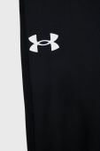Дитячі легінси Under Armour колір чорний з принтом