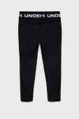 Дитячі легінси Under Armour колір чорний з принтом
