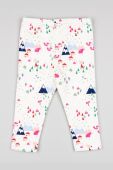 Легінси для немовлят zippy колір білий візерунок