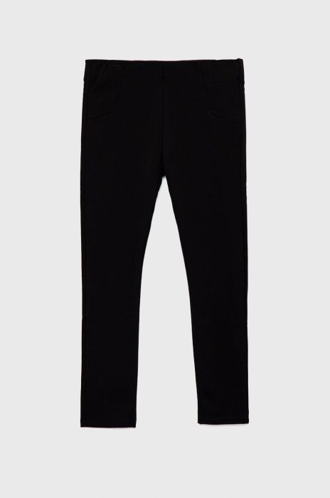 Дитячі легінси Birba&Trybeyond колір чорний однотонні (2714106)