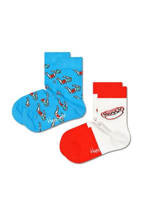 Дитячі шкарпетки Happy Socks 2-pack колір барвистий (2532907) Дитячі шкарпетки Happy Socks 2-pack колір барвистий (2532907)