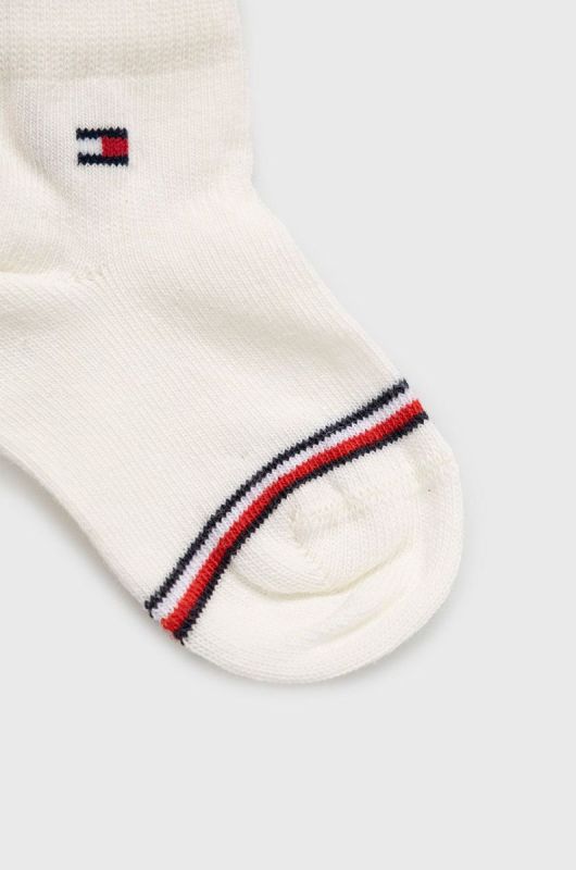 Дитячі шкарпетки Tommy Hilfiger колір білий фото 2