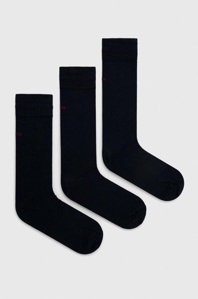 Шкарпетки HUGO чоловічі колір синій (2875451)
