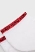 Шкарпетки HUGO (2-pack) чоловічі колір білий (2469335)