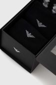 Шкарпетки Emporio Armani Underwear 3-pack чоловічі колір чорний (2824134) Шкарпетки Emporio Armani Underwear 3-pack чоловічі колір чорний (2824134)