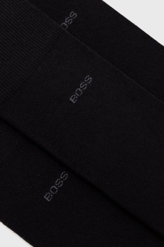 Шкарпетки BOSS 50478221 (5-pack) чоловічі колір чорний фото 2