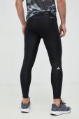 Легінси для тренувань adidas Performance чоловічі колір чорний однотонні