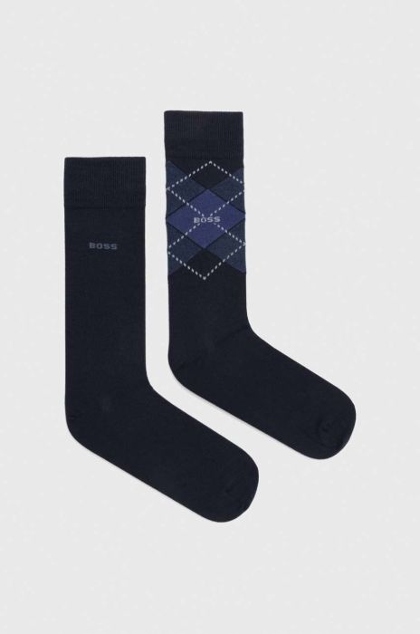 Шкарпетки BOSS 2-pack чоловічі колір чорний (3287889)