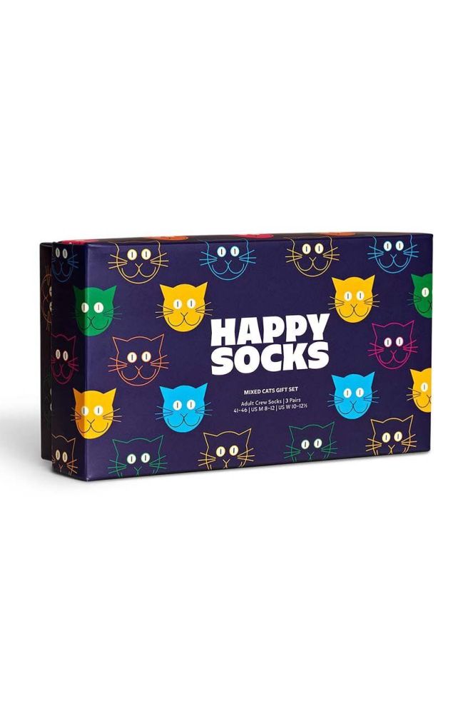 Шкарпетки Happy Socks 3-pack чоловічі колір барвистий (2569901)