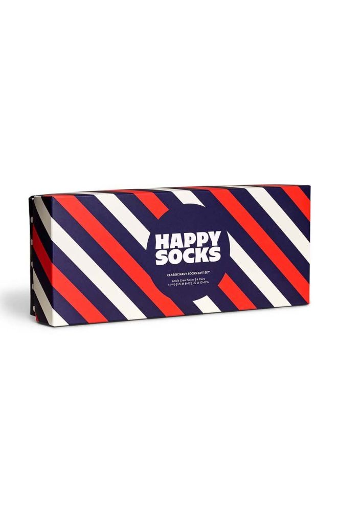 Шкарпетки Happy Socks 4-pack чоловічі колір синій