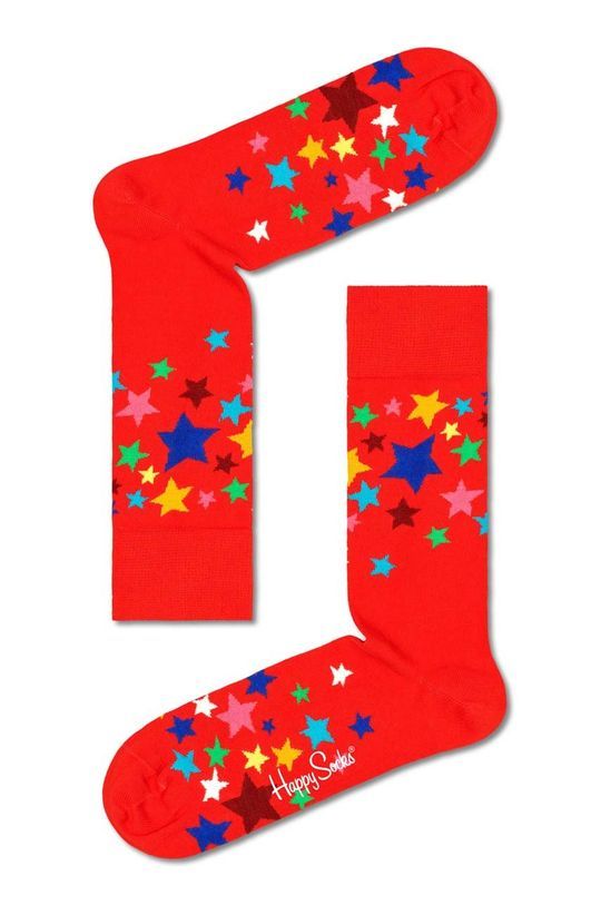 Шкарпетки Happy Socks Stars Sock колір червоний