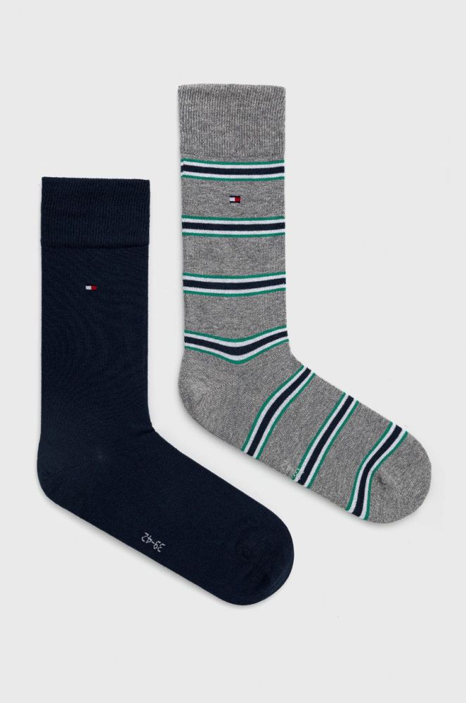 Шкарпетки Tommy Hilfiger чоловічі колір сірий (2641596)