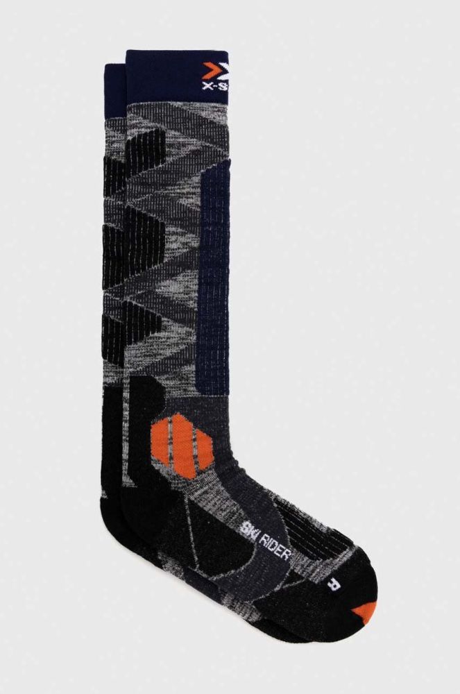 Лижні шкарпетки X-Socks Ski Rider 4.0 колір сірий (2853607)