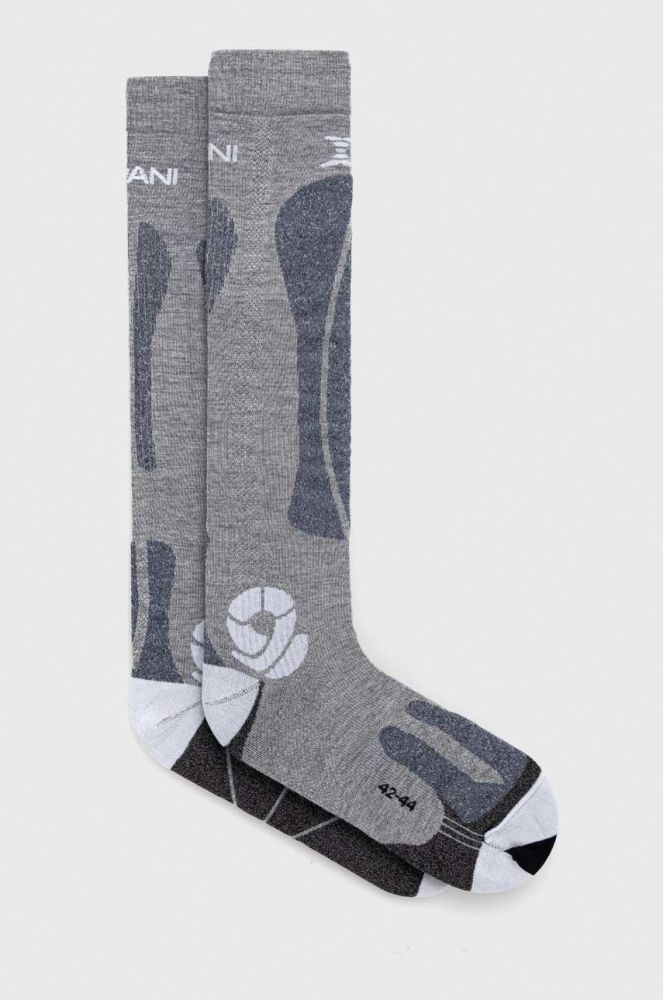 Лижні шкарпетки X-Socks Apani Wintersports 4.0 колір сірий