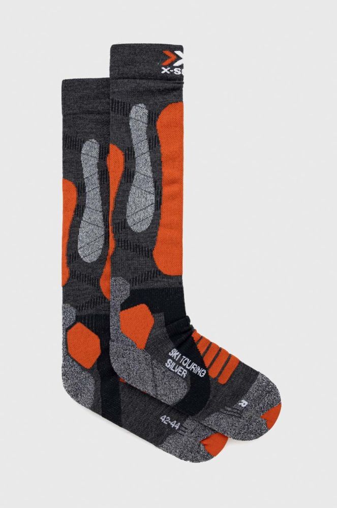 Лижні шкарпетки X-Socks Ski Touring Silver 4.0 колір сірий (2884093)