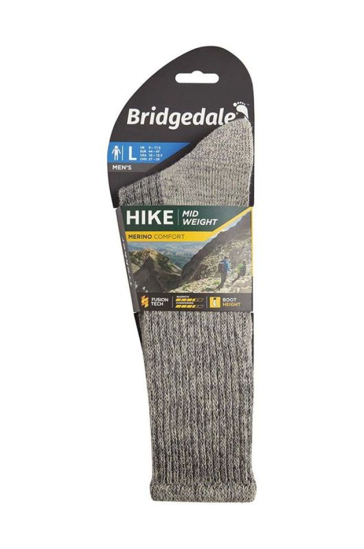 Шкарпетки Bridgedale Midweight Merino Comfort колір сірий (2843728) фото 2